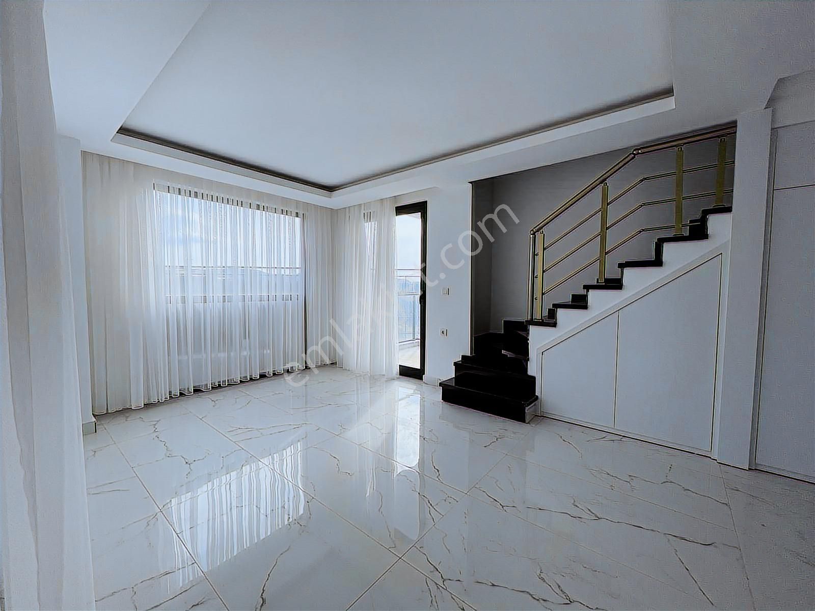 2+1 Dubleks Sıfır Daire Beyaz Eşyalı Alanya State Of Art Sitesi - Görsel 11