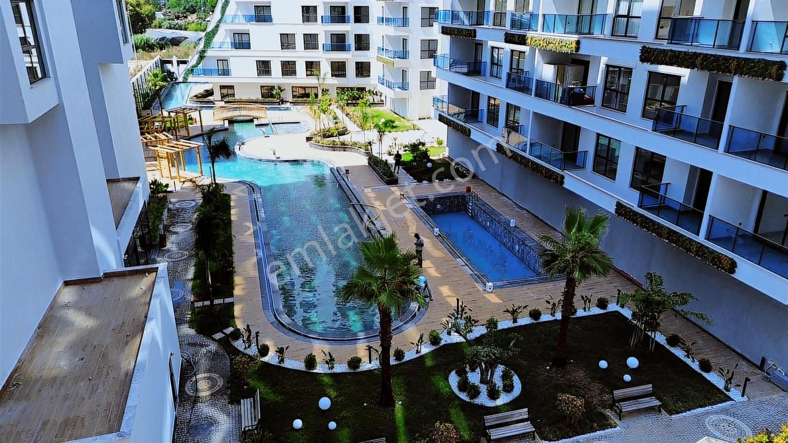 Alanya Mahmutlar Green Ocean Sitesinde Kiralık 1+1 Daire - Görsel 10