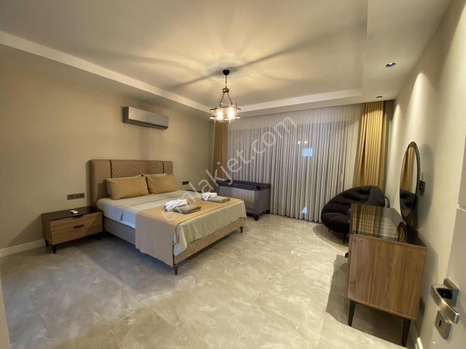 Koca Çalış'ta 4+1 Lüx Havuzlu Villa Uzun Dönem Kiralık - Görsel 27