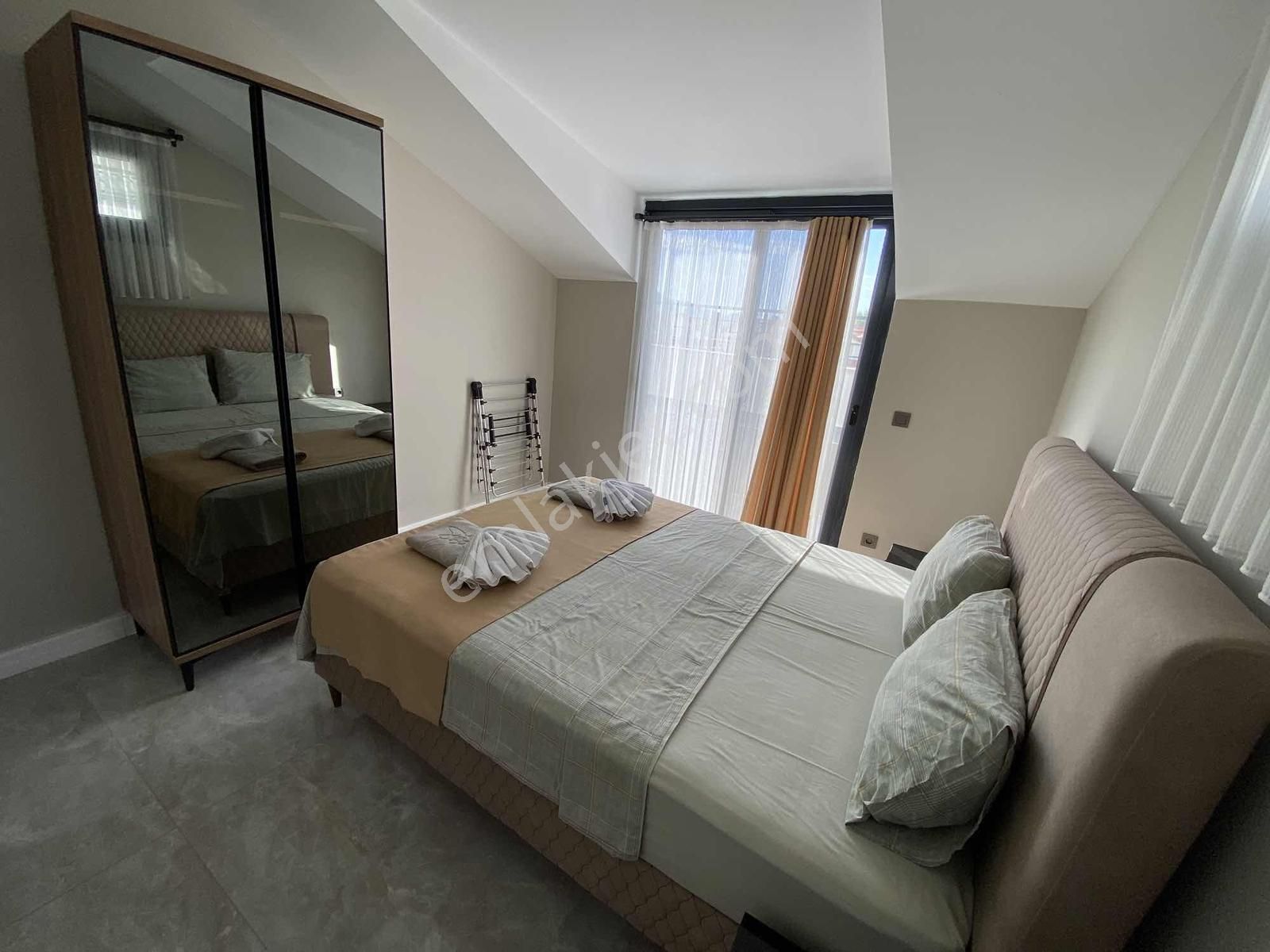 Koca Çalış'ta 4+1 Lüx Havuzlu Villa Uzun Dönem Kiralık - Görsel 24