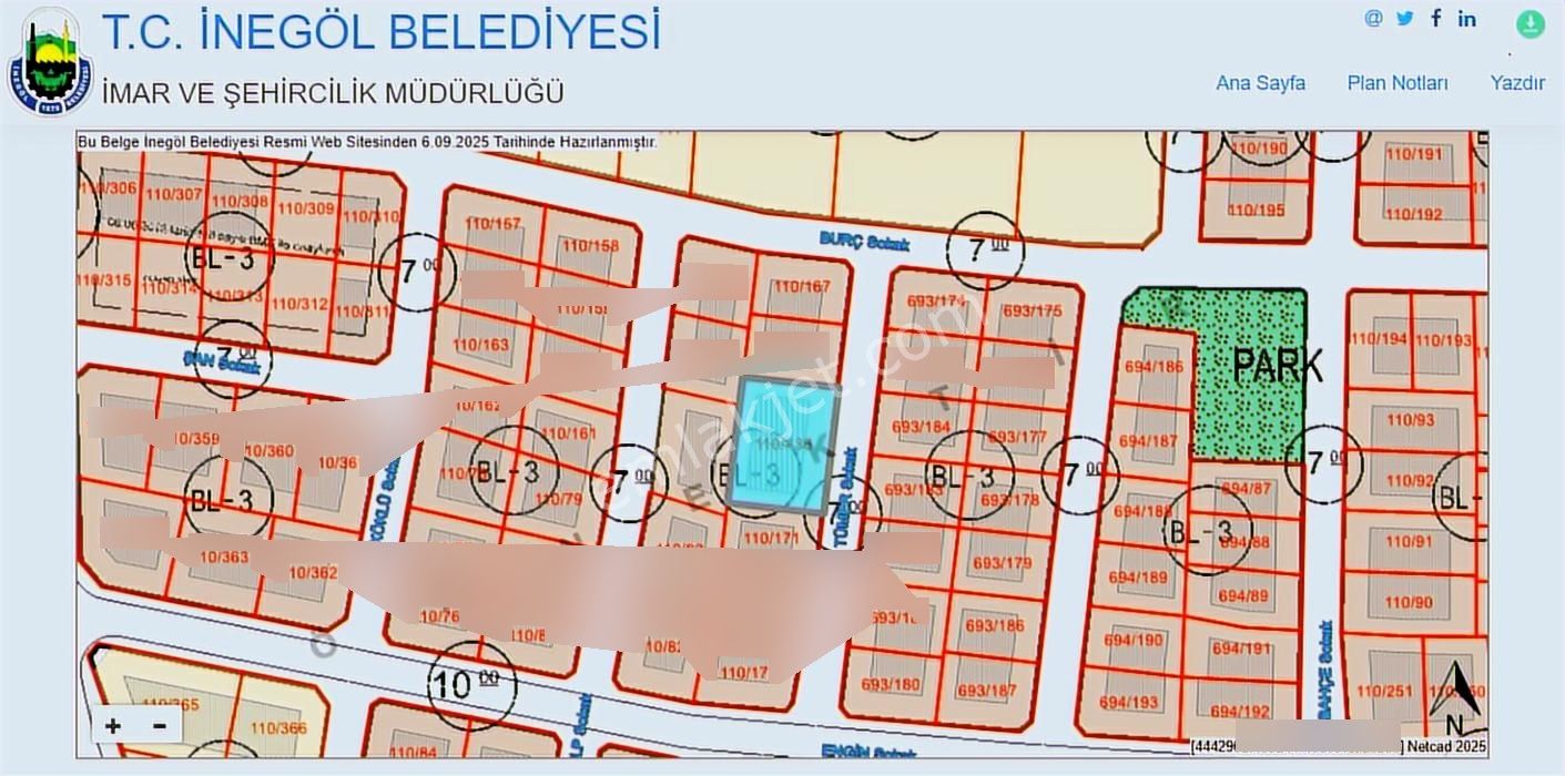 Ulucan'dan İnegöl Akhisarda 6 Dairelik Arsa - Görsel 2