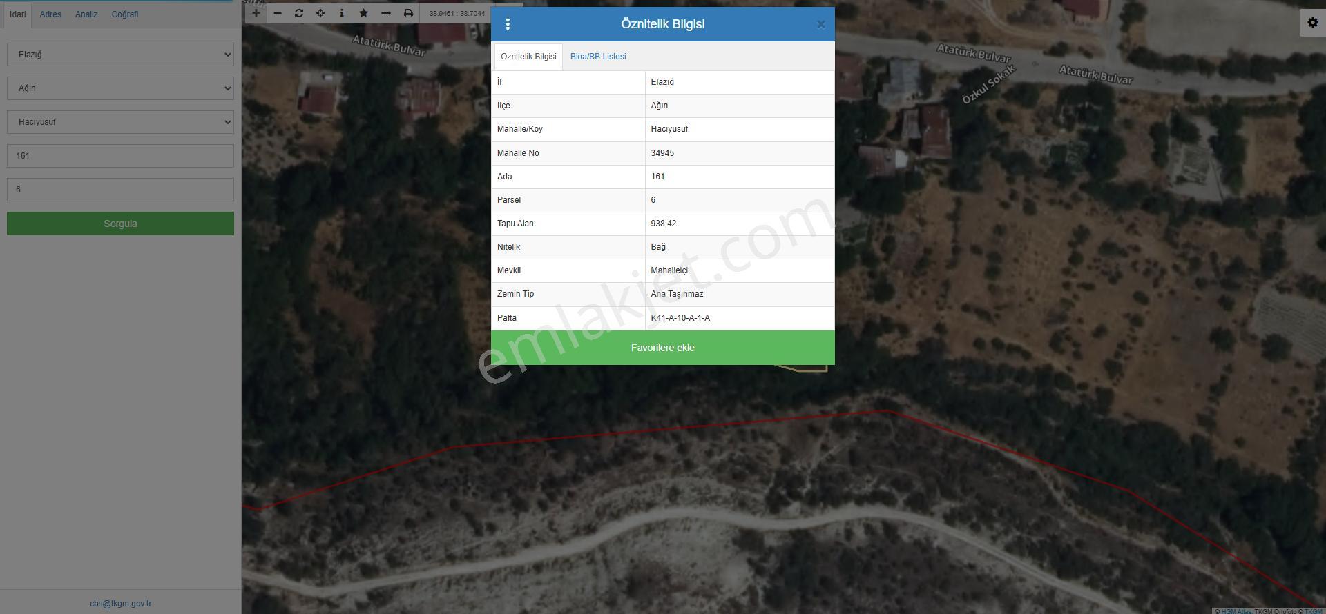 Elazığ Ağın 1 Dönüm Arsa Tapu Sahibi Perta Emlak Ümit Tahmaz - Görsel 8