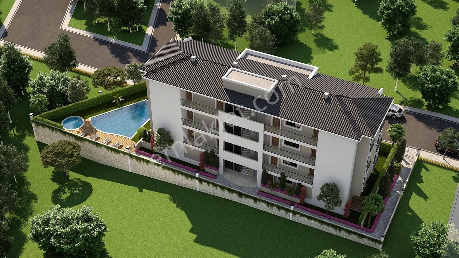 Açık Ve Kapalı Otoparklı Güvenlikli Site – 2+1 - Görsel 9