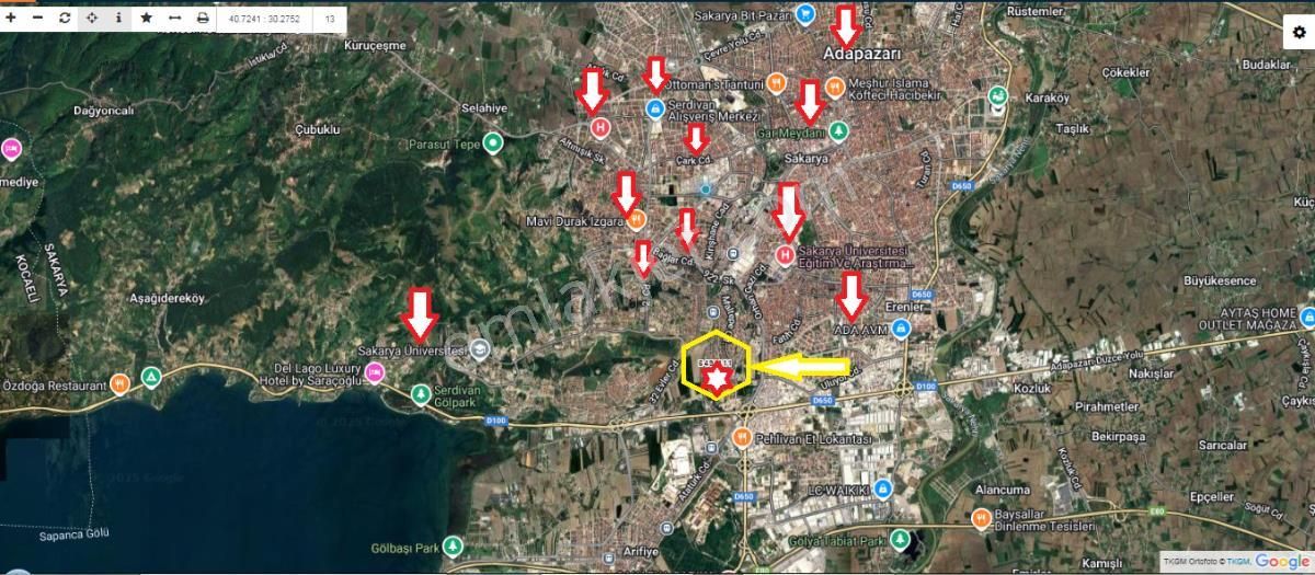 Sakarya Adapazarı Maltepe Mahallesinde Kiralık 2+1 Daire - Görsel 35