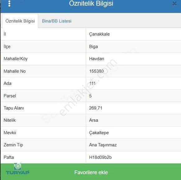 Çanakkale Biga Havdan Köy İçi 269 M2 Satılık Fırsat Arsa - Görsel 5
