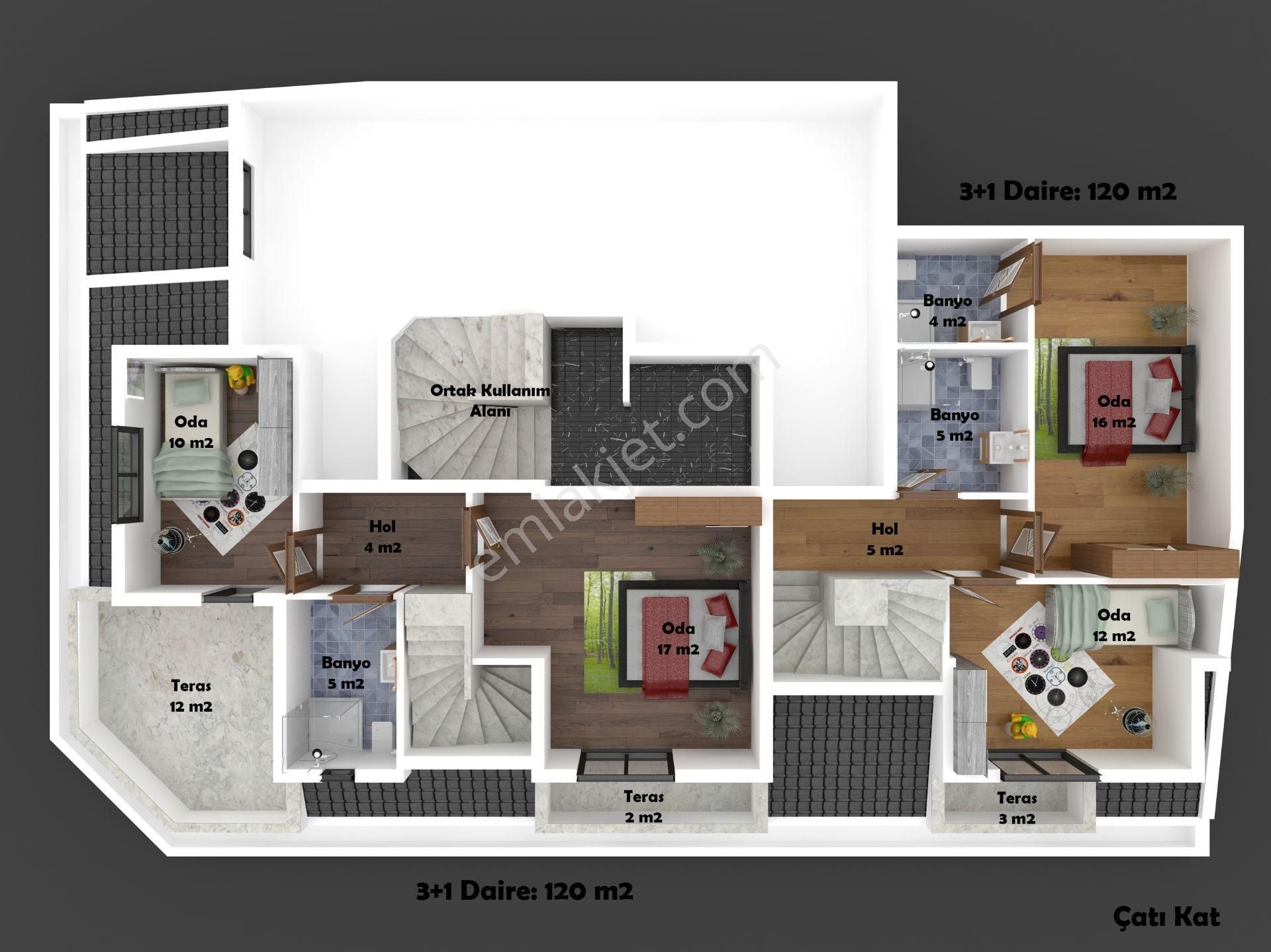 Çalışkanlar Group'tan Ayyıldız'da Projeden Satılık Daireler - Görsel 31