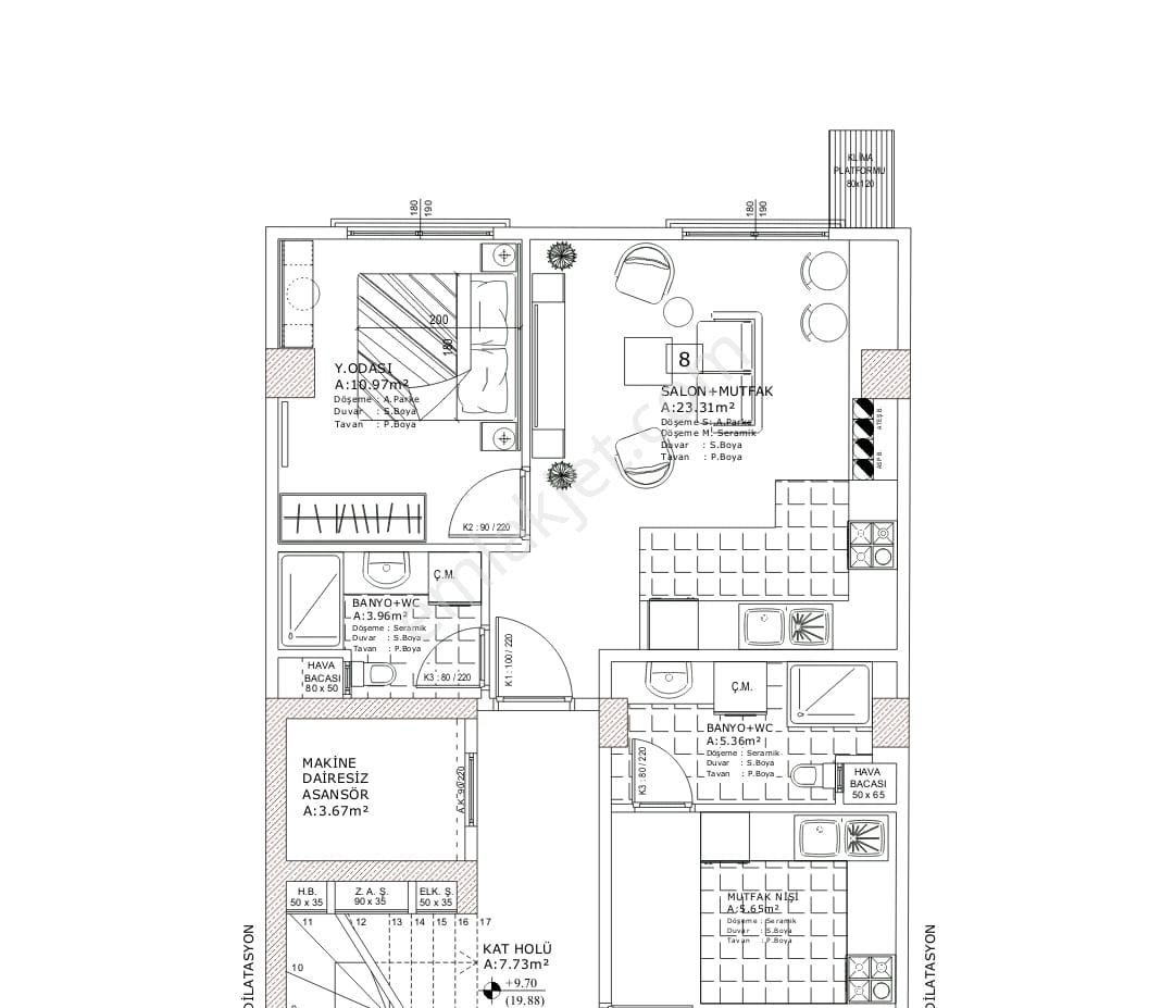 Fenerbahçe De Sıfır,lüks,yatırımlık Veya Yaşamalık Satılık Daire - Görsel 2