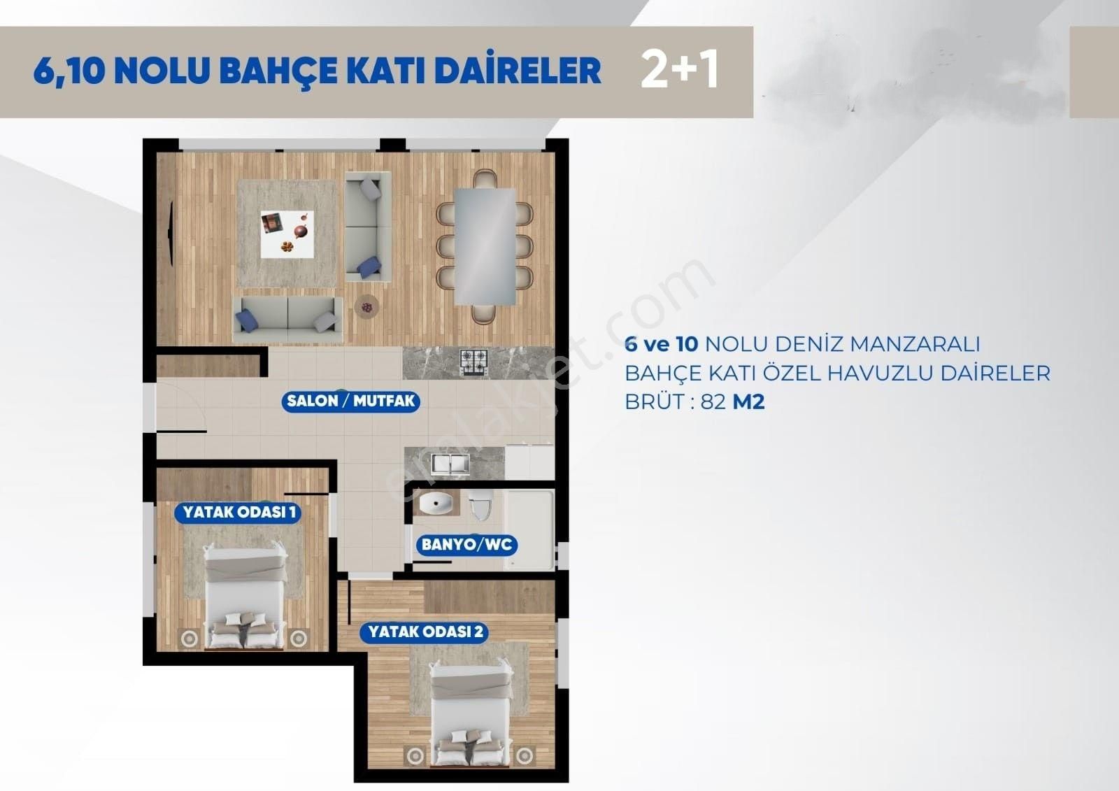 Soğucak'ta Panoramik Deniz Manzaralı 2+1 Dubleks Daire - Görsel 33