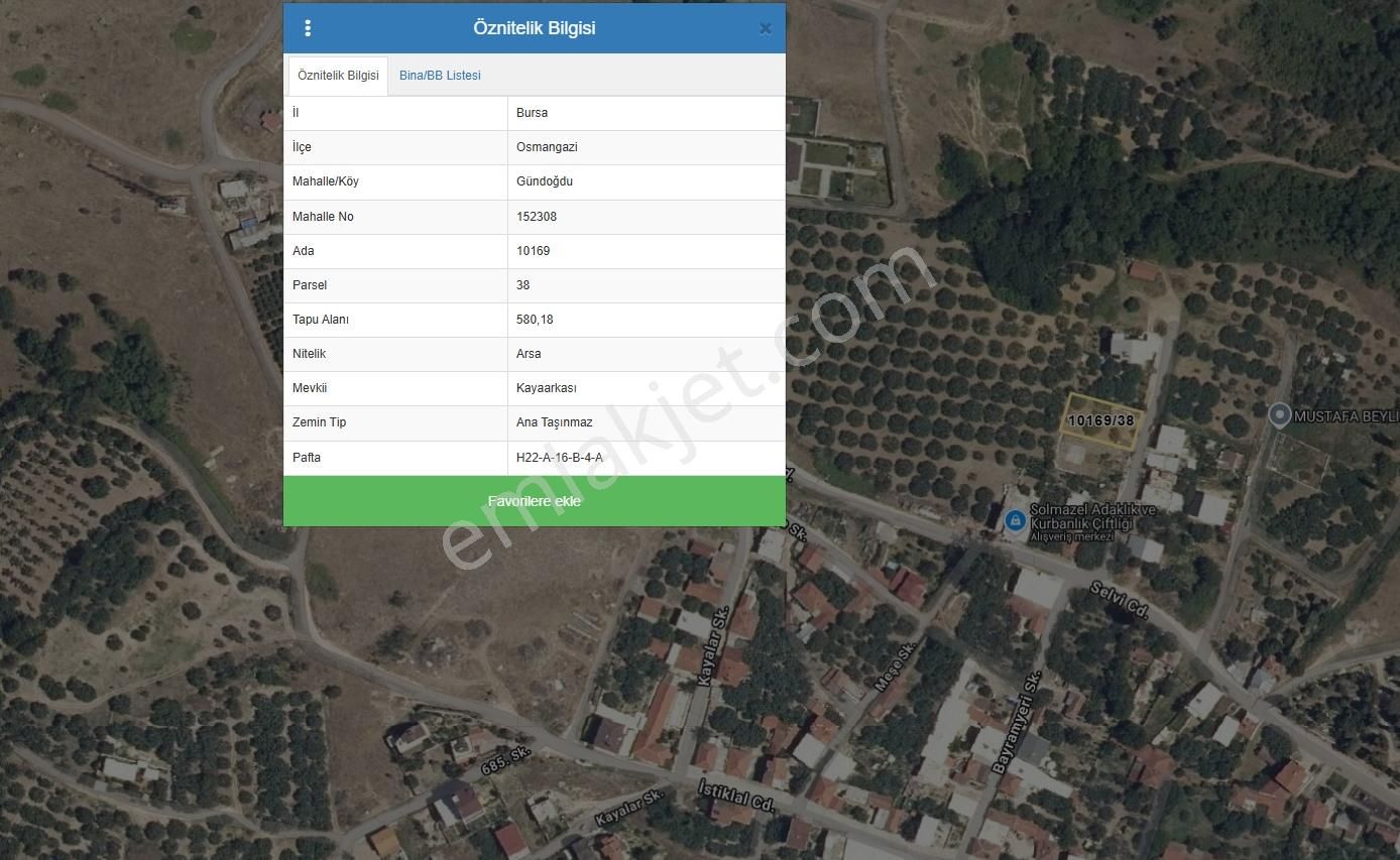 Gündoğdu'da Deniz Ve Bursa Manzaralı Çok Acil Satılık Arsa - Görsel 3