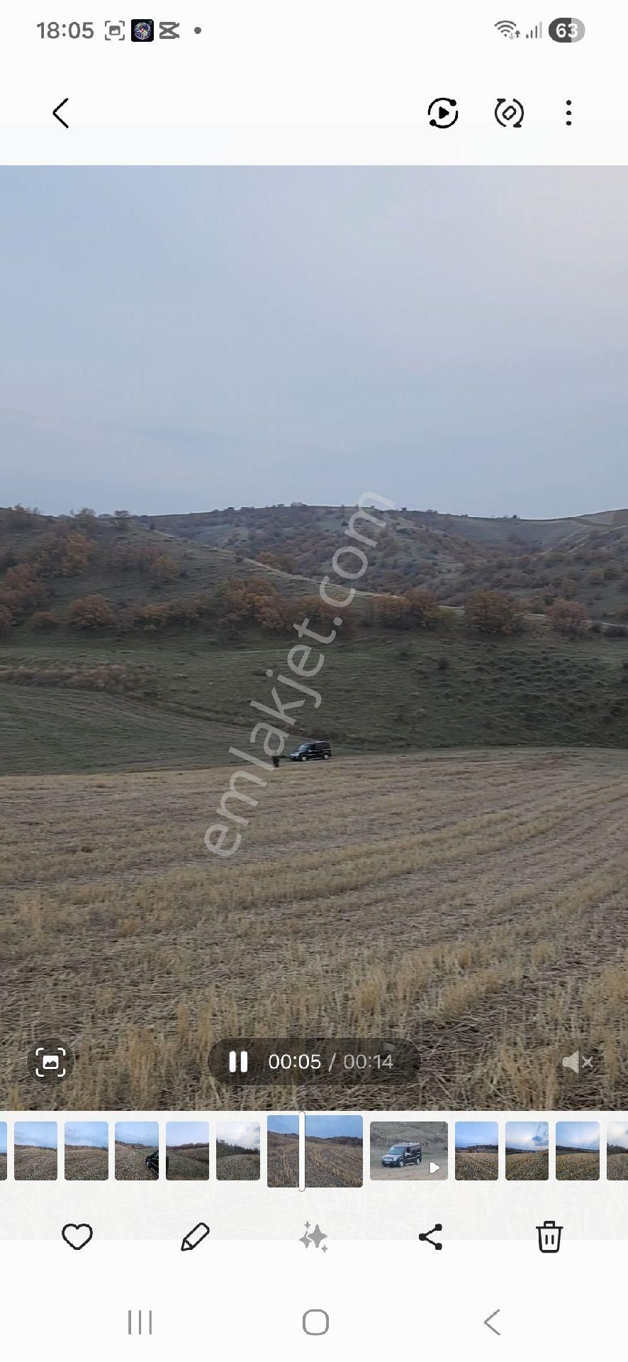 Satılık Tarla 9.879m2 Amasya Suluova Akören Köyü - Görsel 3