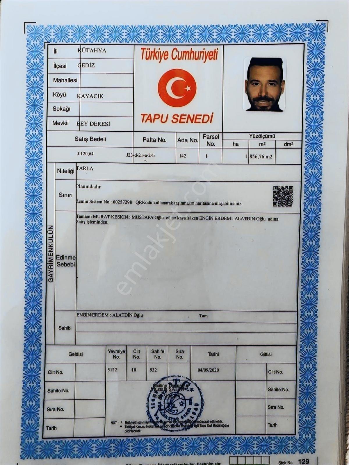 Engin Erdem'den Kütahyada Satilık Yatırımlık Tarlalar - Görsel 7