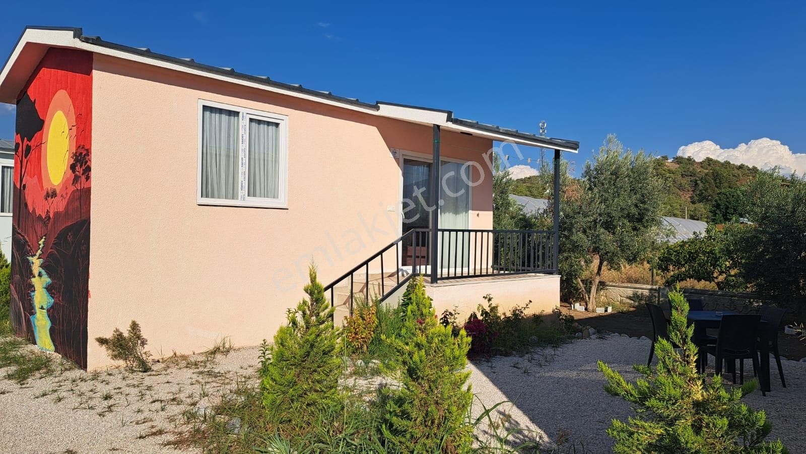 Foçada 1 Adet 1+1 Bungalov Eşyalı Kiralık Elektrik Su Ücretsiz - Görsel 23