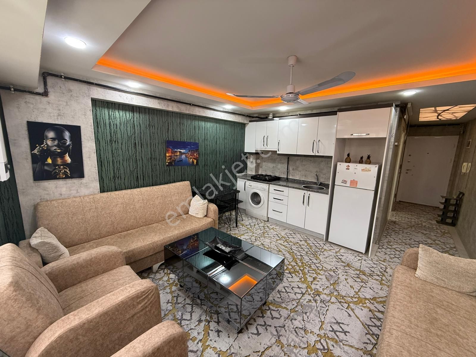 Pelitlibağ Mahallesi Lüx Eşyalı 1+1 Kiralık Apart