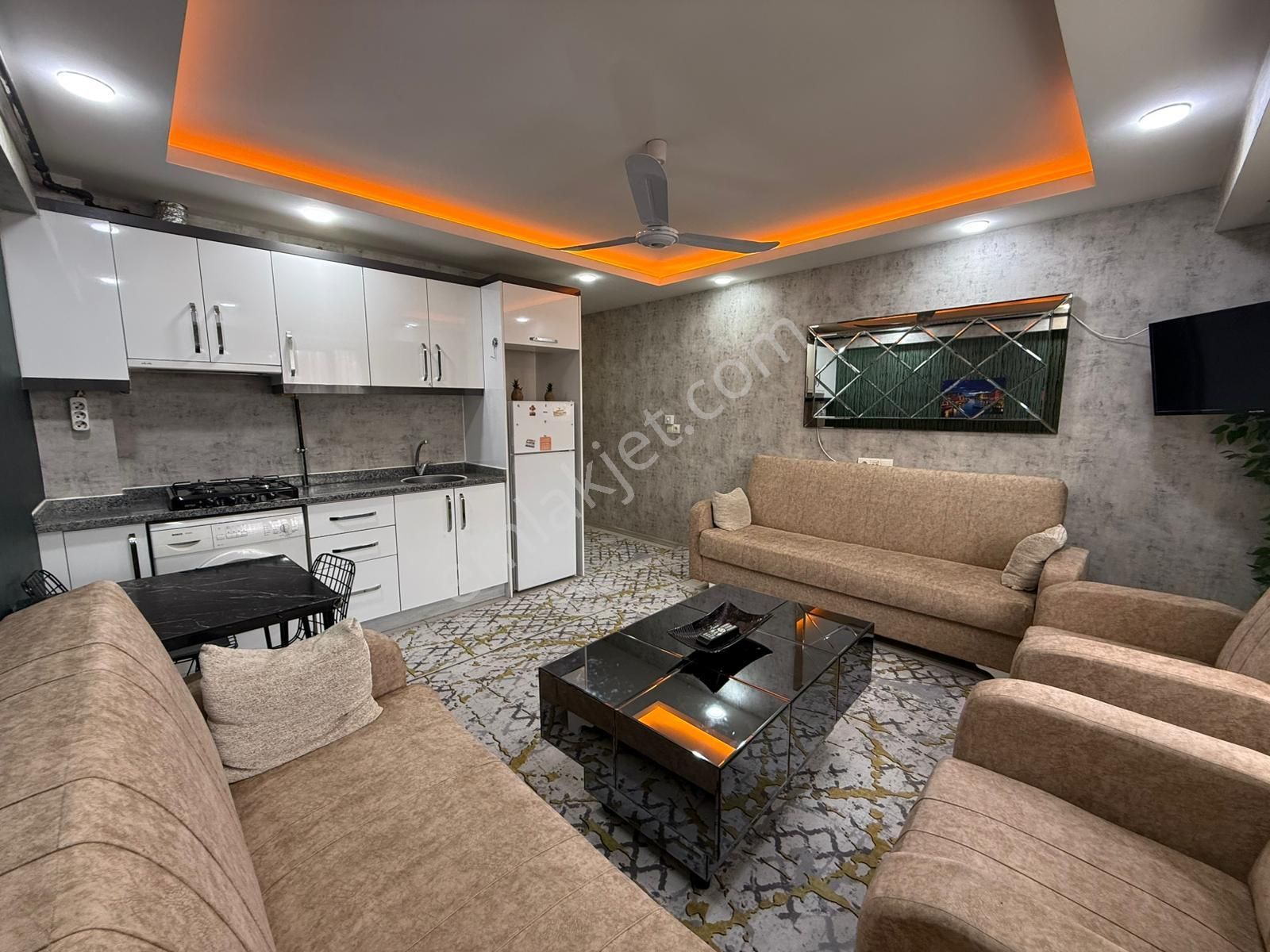 Pelitlibağ Mahallesi Lüx Eşyalı 1+1 Kiralık Apart - Görsel 3