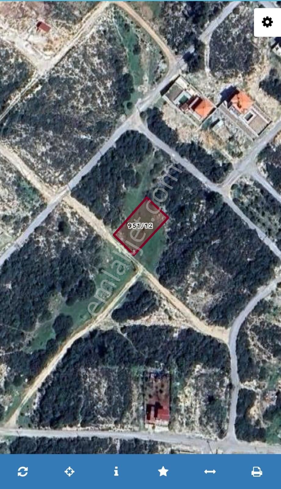 Didim Seyrantepe'de İyi Konumda 630 M2 Müstakil Villa Arsası