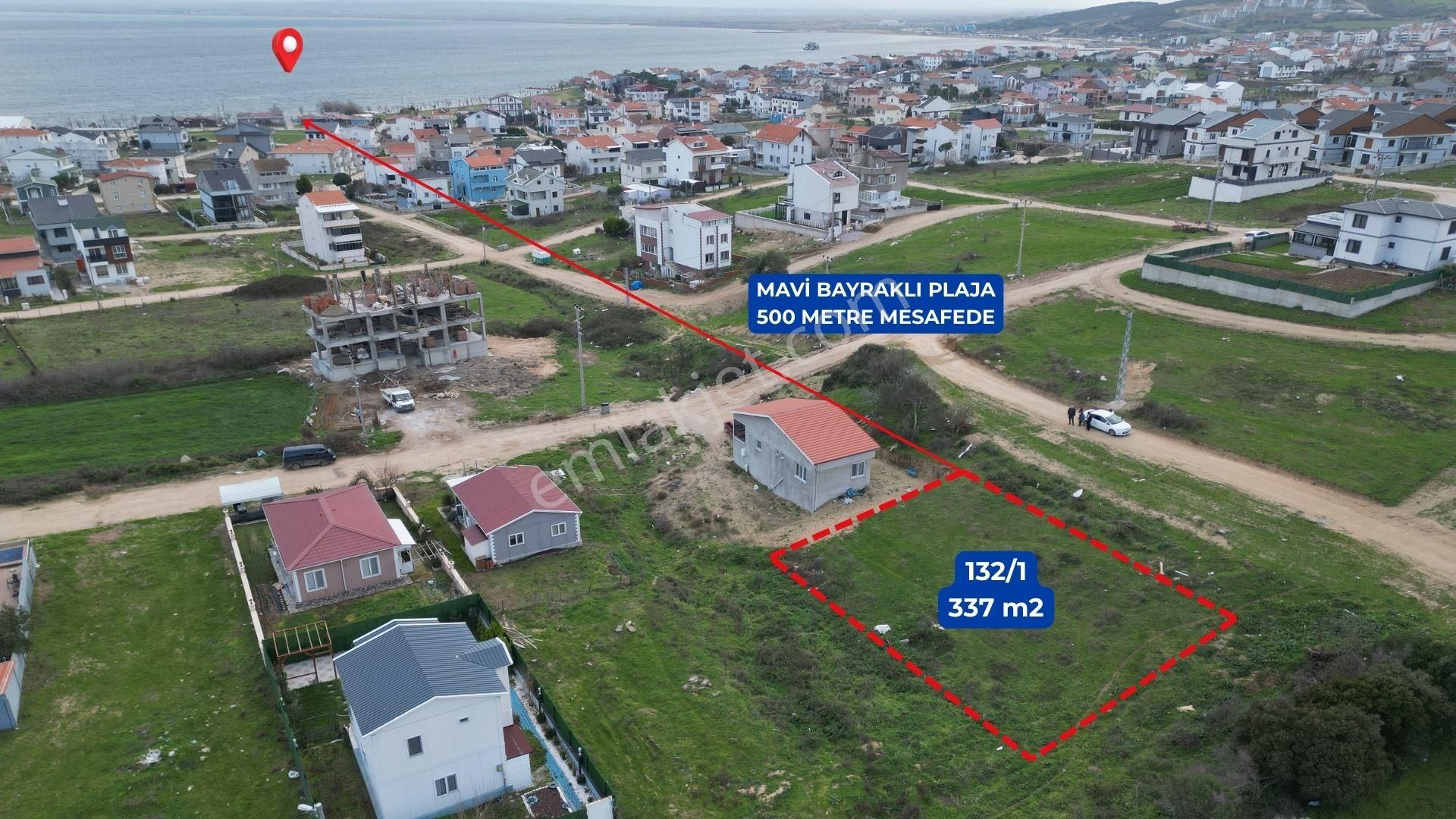 Karabiga’da Deniz Manzaralı 337 M² Arsa | %25 İmarlı – İkiz Vılla Yapımına Uygun