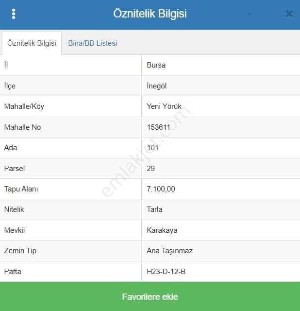Ulucan'dan İnegöl Yeni Yörük'te Satılık Fırsat Tarla - Görsel 18