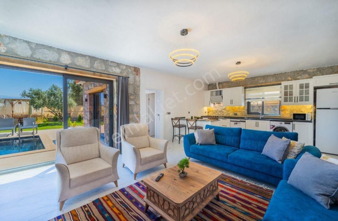 Muğla Fethiye Bozyerde Eşyalı Kiralık Havuzlu Villa Uzun Dönem - Görsel 4