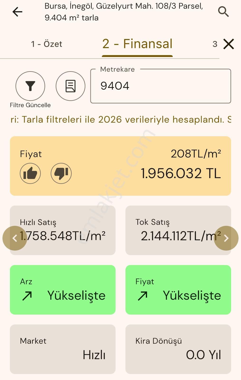 Bursa İnegöl Satılık Yatırımlık 9 Dönüm Fırsat Tarla - Görsel 8
