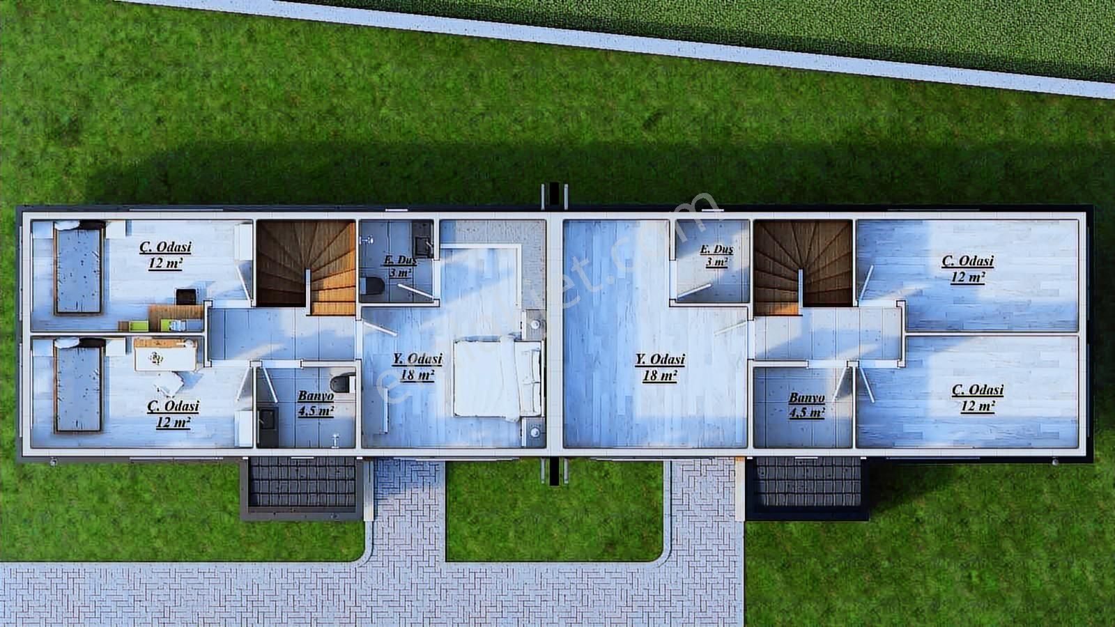 Anka Gayrimenkulden Hocaköyde Satılık Villalar - Görsel 11