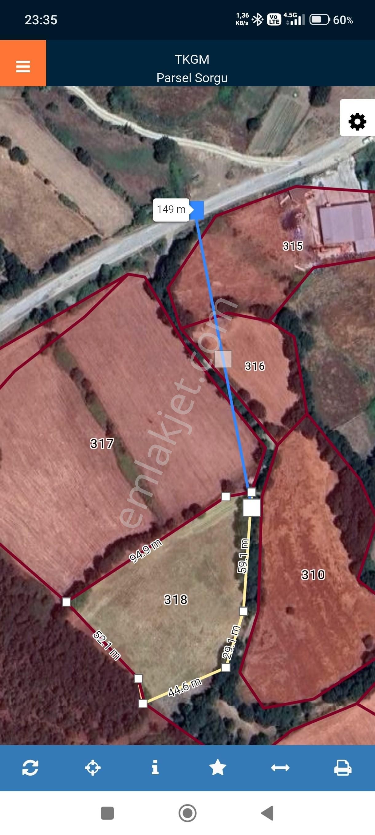 Çiftlik İçin 5160 M² Verimli Tarla Çanakkale Yenice Bekten Köyü Su Kaynağı Yanı Orman Ve Yola Cephe - Görsel 23
