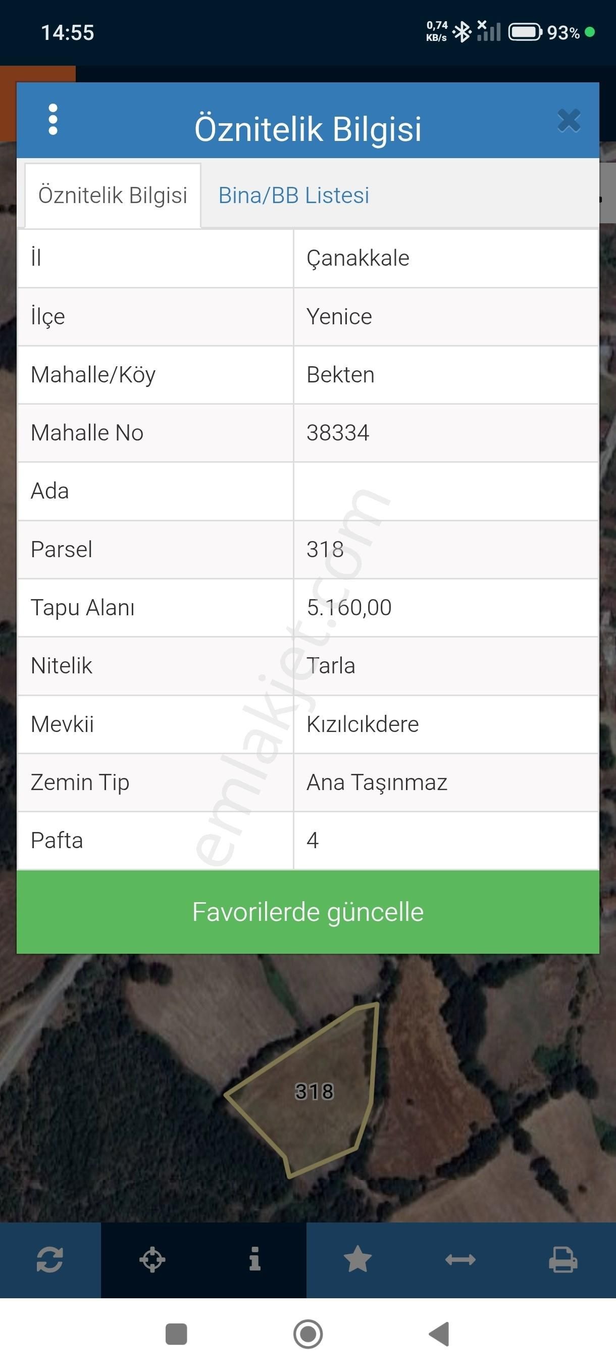 Çiftlik İçin 5160 M² Verimli Tarla Çanakkale Yenice Bekten Köyü Su Kaynağı Yanı Orman Ve Yola Cephe - Görsel 10
