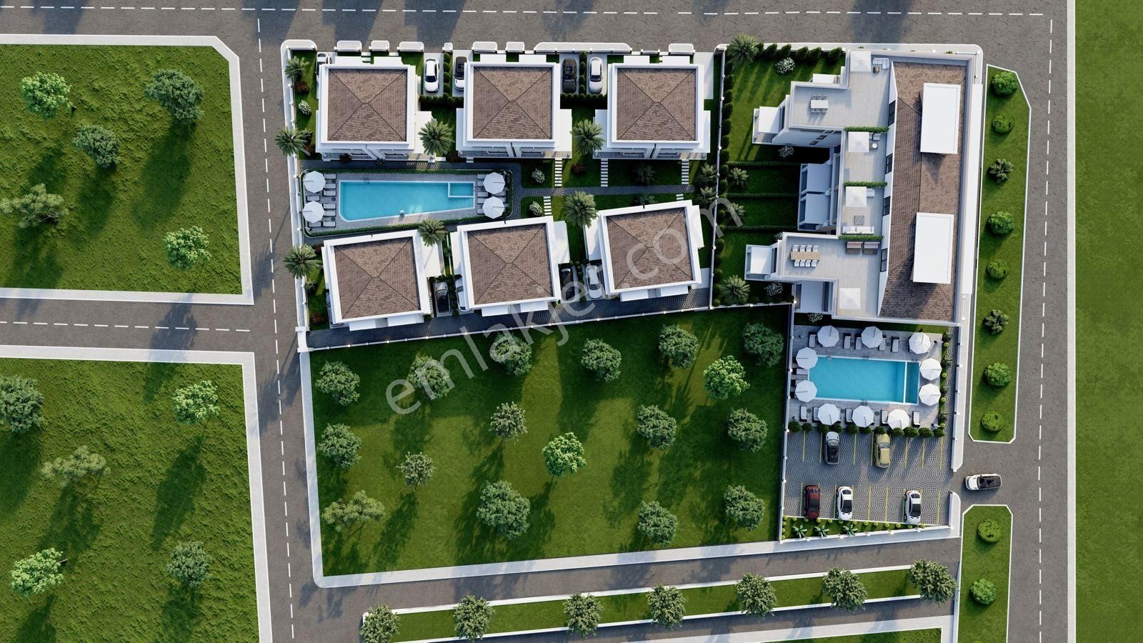 Davutlar'da Havuzlu Sitede İkiz Lüks Villalar - Görsel 6