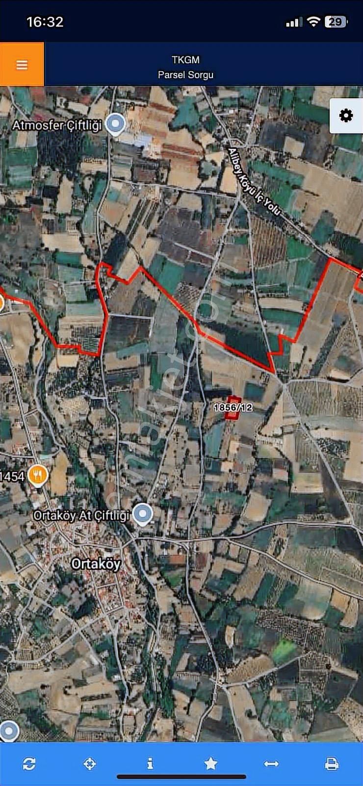 "anka Gayrimenkul Den Ortaköy Mah. Acill 3752 M2 Satılık Tarla" - Görsel 3