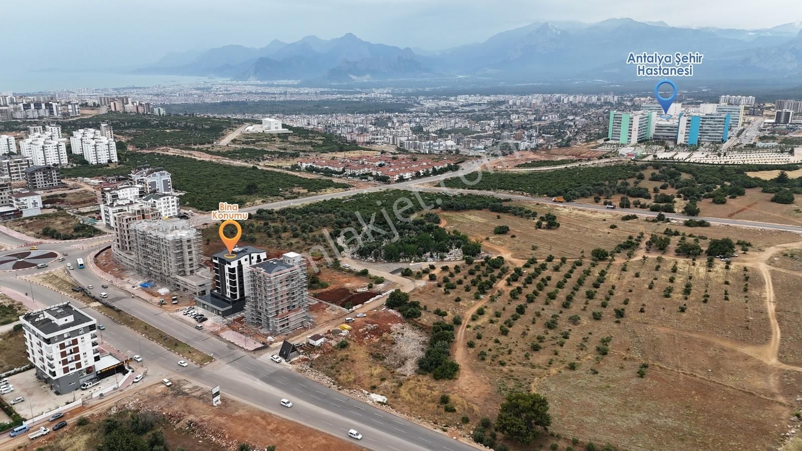 Çankaya Mah. Şehir Hastanesi Yakını, 1+1 Cam Balkonlu Lüks Daire - Görsel 8