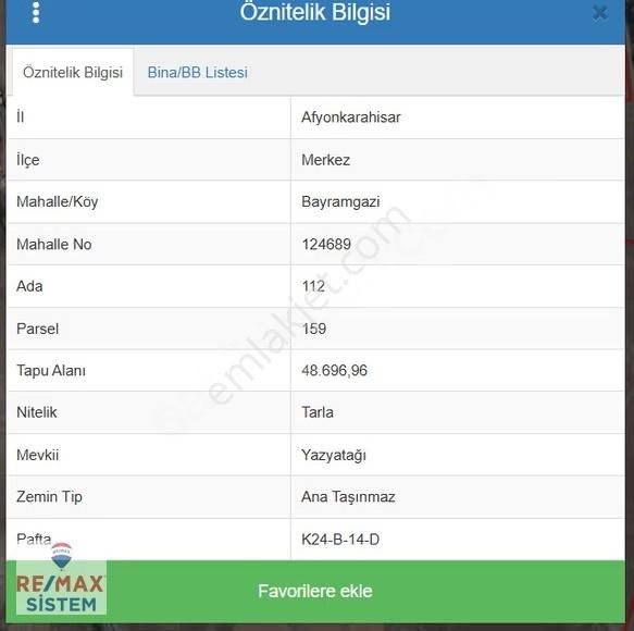 *afyonkarahisar/merkez-bayramgazi Köyü Satılık Tarla* - Görsel 2