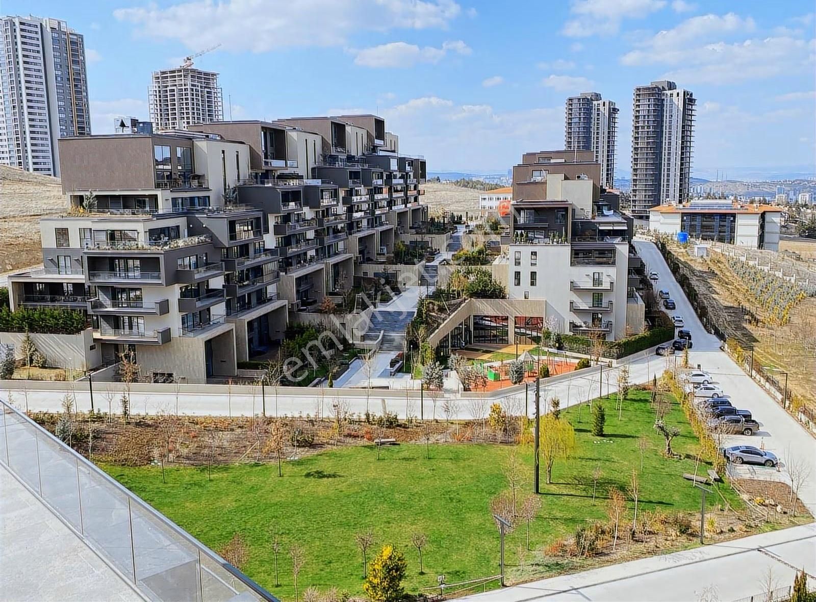 Next Level Çayyolu Yatay Blok Peyzaj Cephe Satılık 3,5 +1 Daire