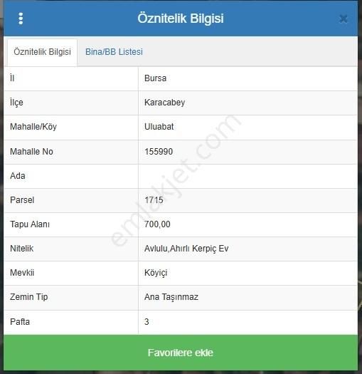 Bursa/karacabey/uluabat Köyü Içinde Satılık Imarlı 700m2 Arsa - Görsel 2
