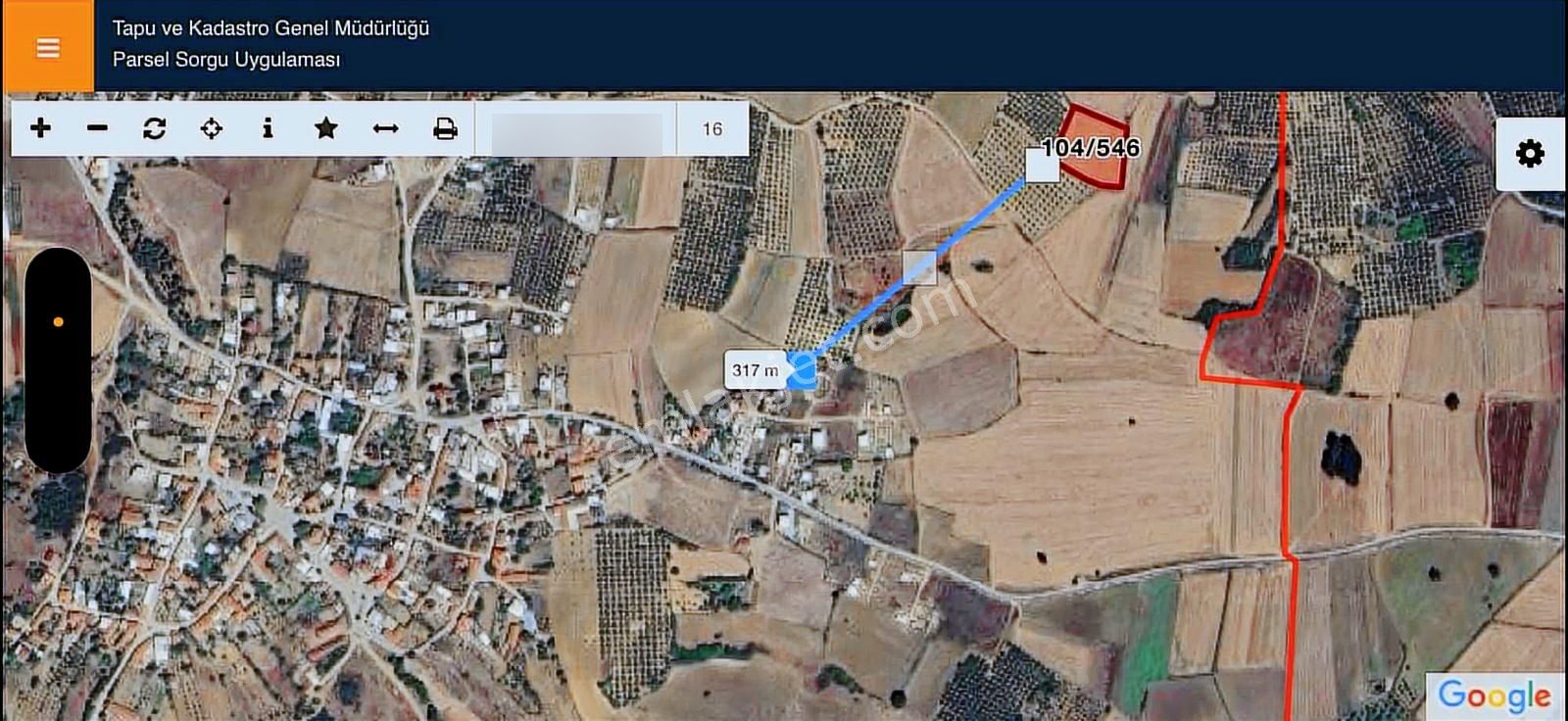 Akram'dan Söğütpınar'da Köy Mücavir Alanında Muhteşem Tarla - Görsel 3