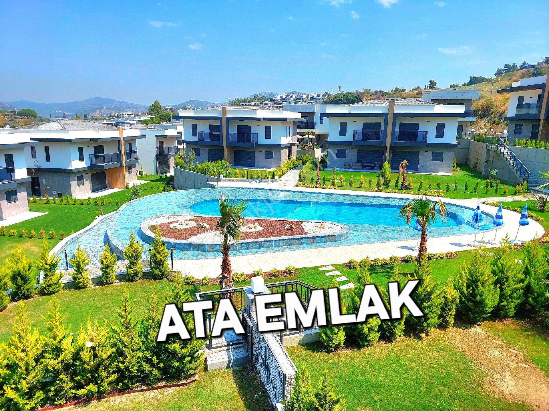 Kuşadasında Avm'lere Yakın Havuzlu Sitede Geniş Bahçeli Sıfır Villa - Görsel 5