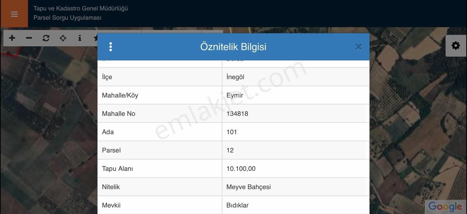 Akram'dan İnegöl Eymir'de Köye Yakın Yatırımlık Tarla - Görsel 3