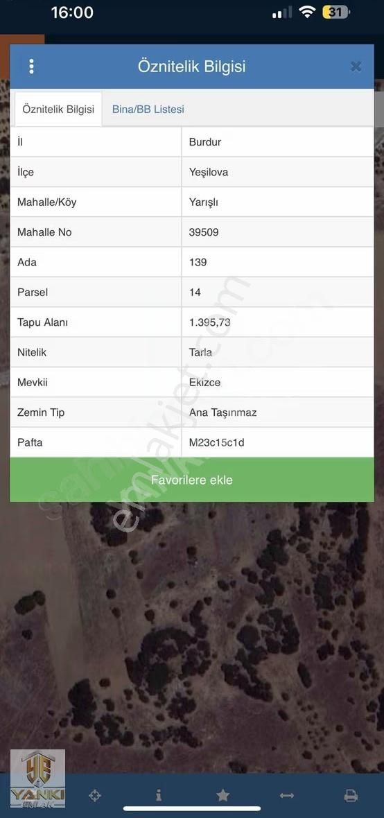 Pazarlıklı Acill Göl Manzaralı Yolu Üzeri 1.400 M2 Hobi Bahçesi - Görsel 7