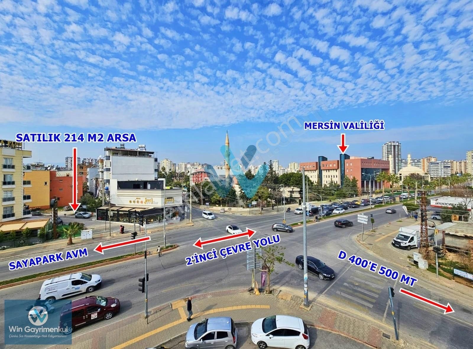 Win'den Şehrin Göbeğinde Satılık Uygun Kupon Arsa