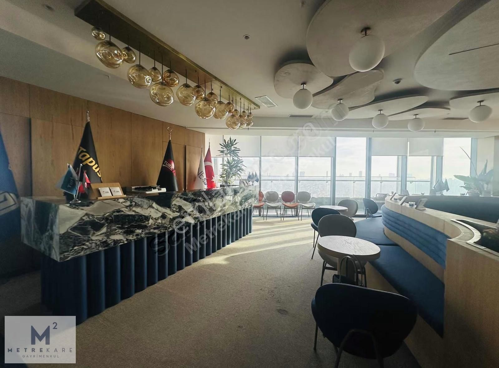 Skyland Yüksek Kat Manzaralı Eşyalı Teraslı Prestijli 478m2 Ofis - Görsel 5