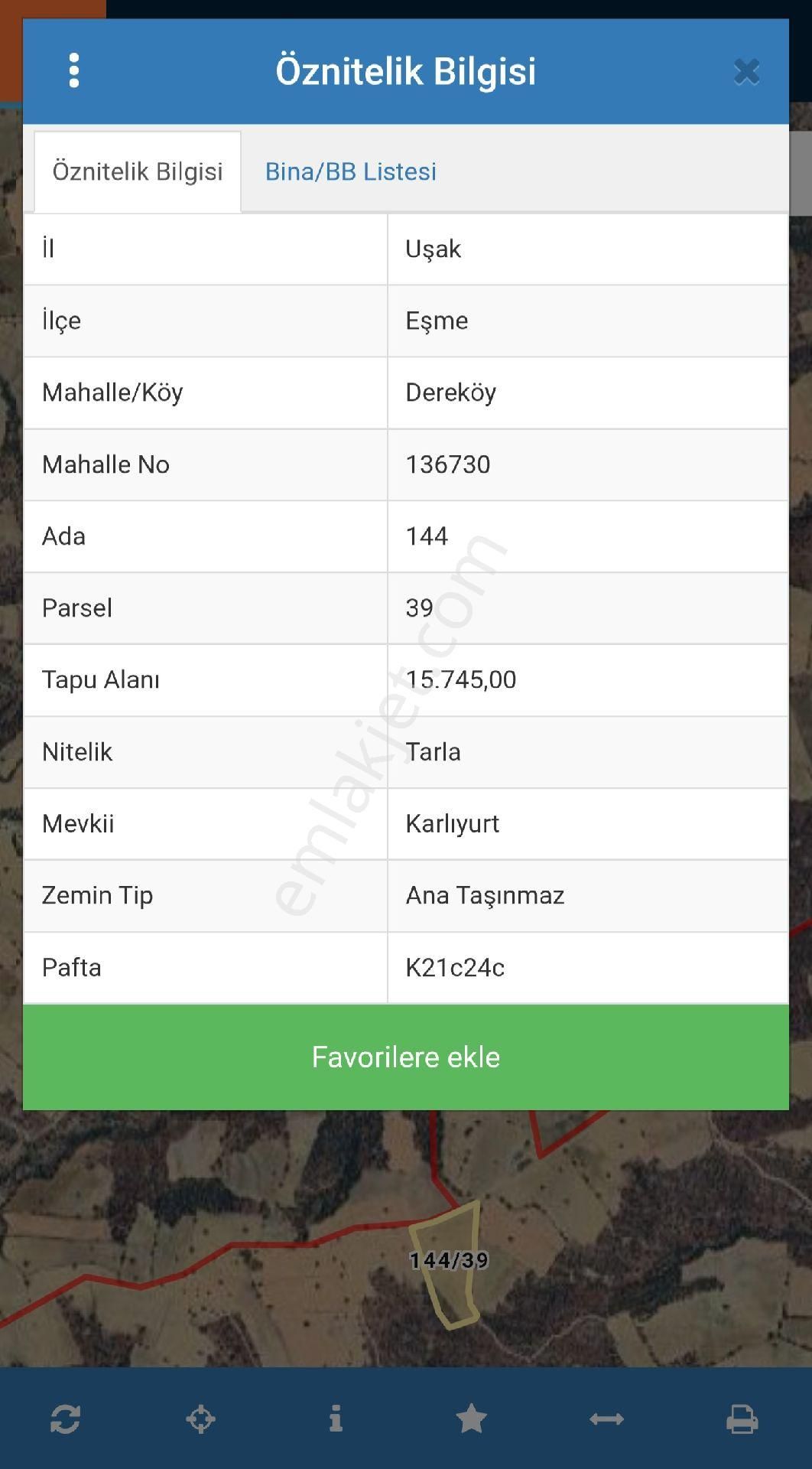 Uşak Eşme Dereköy'de 15.745 M2 Resmi Kadastro Yola Cepheli Uygun Tarla Açıklamayı Okuyunuz. - Görsel 2