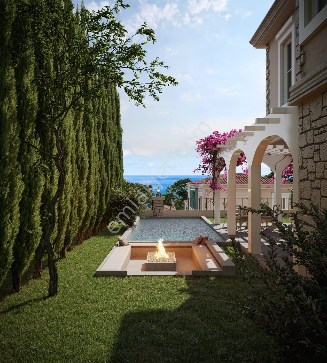 Merkeze Yakın, Manzaralı, Özel Havuzlu Villa - Görsel 9