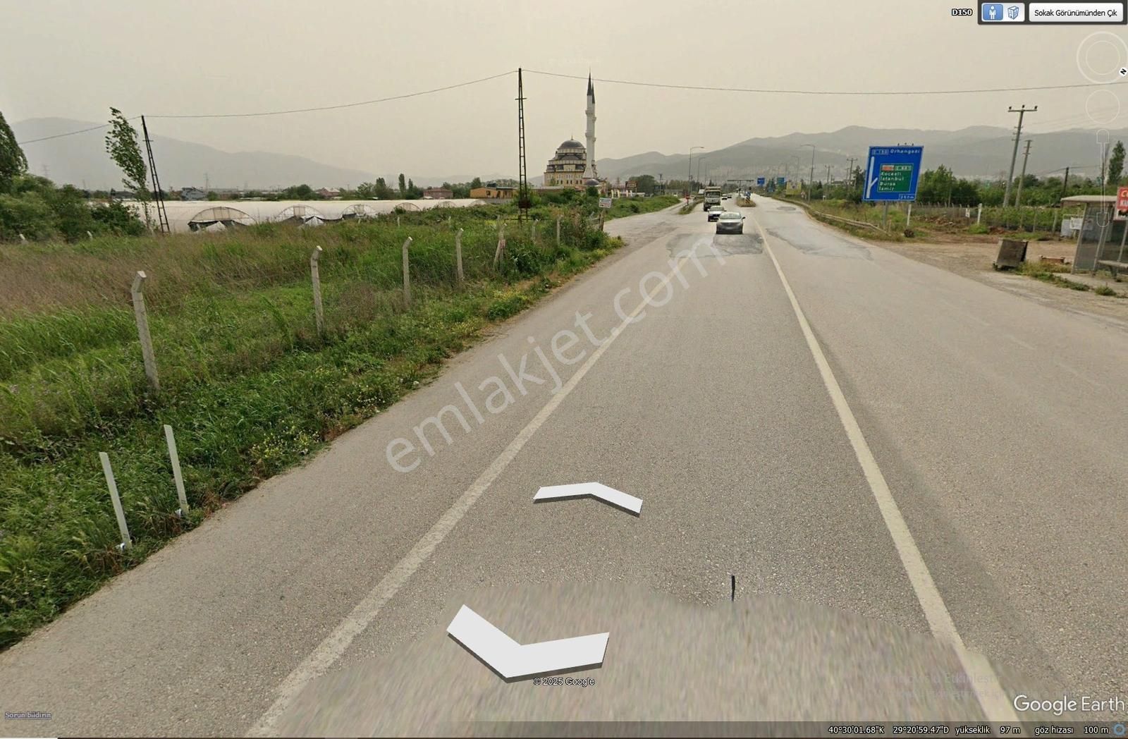 Orhangazi Gişeleri Bağlantısında Üç Yola Çephe Fırsat Arazi - Görsel 6