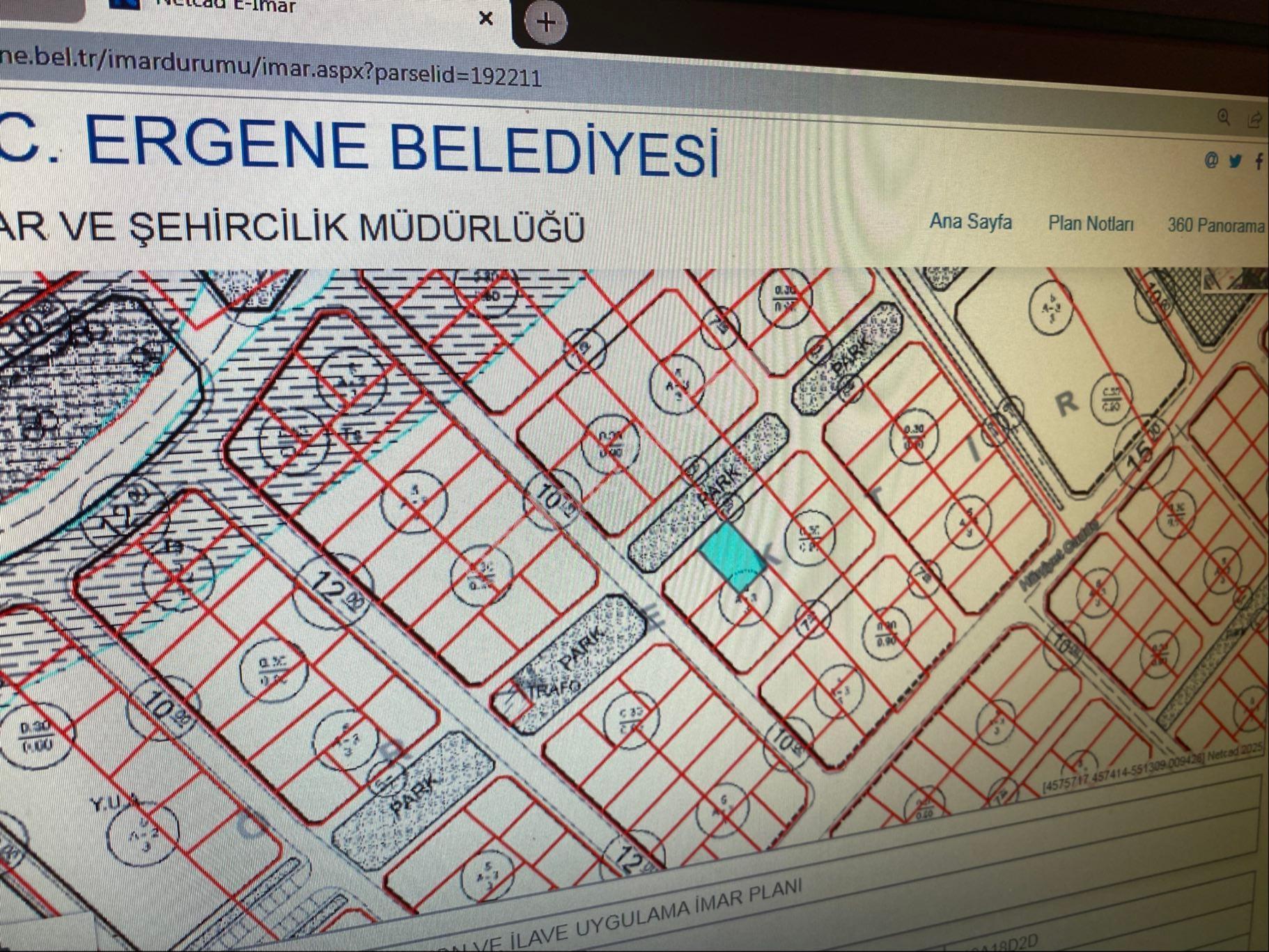 Tekirdağ Ergene Misinlide 3 Kat İmarlı İfrazlı 361m2 Arsa - Görsel 10