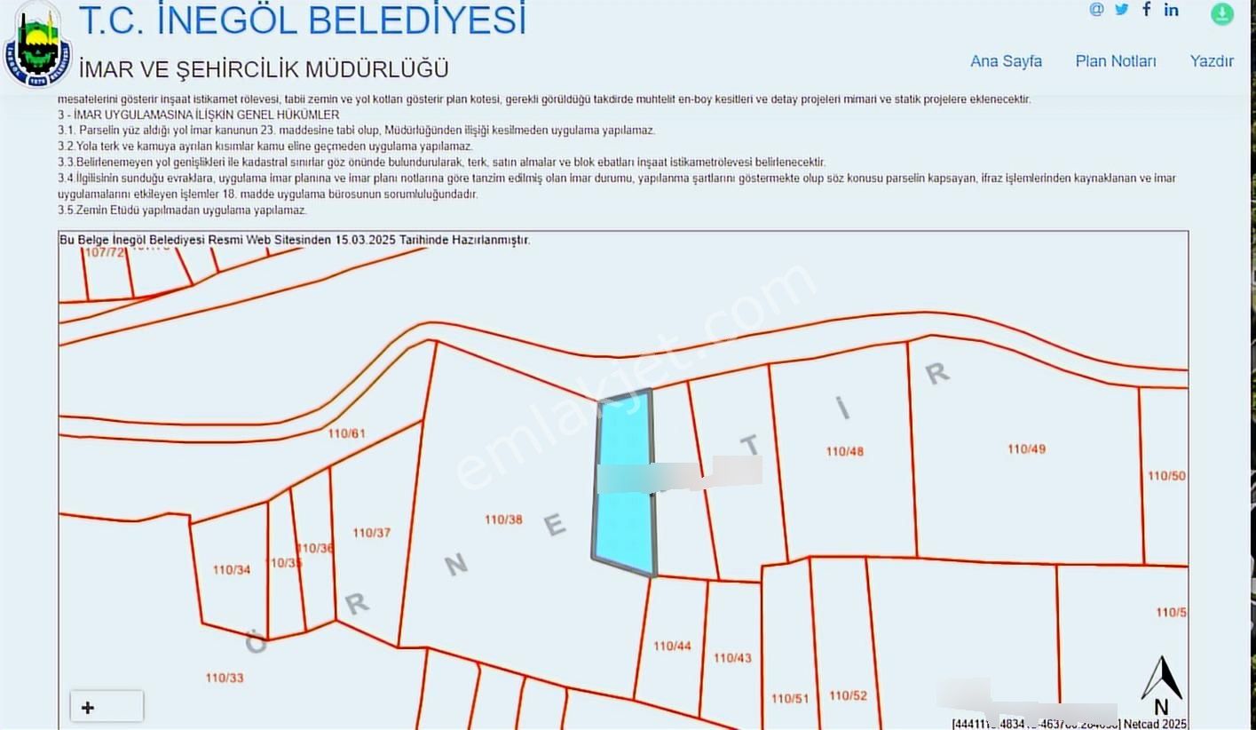 Ulucan'dan İnegöl Şipali Mahallesinde Hisseli Satılık Tarla - Görsel 14