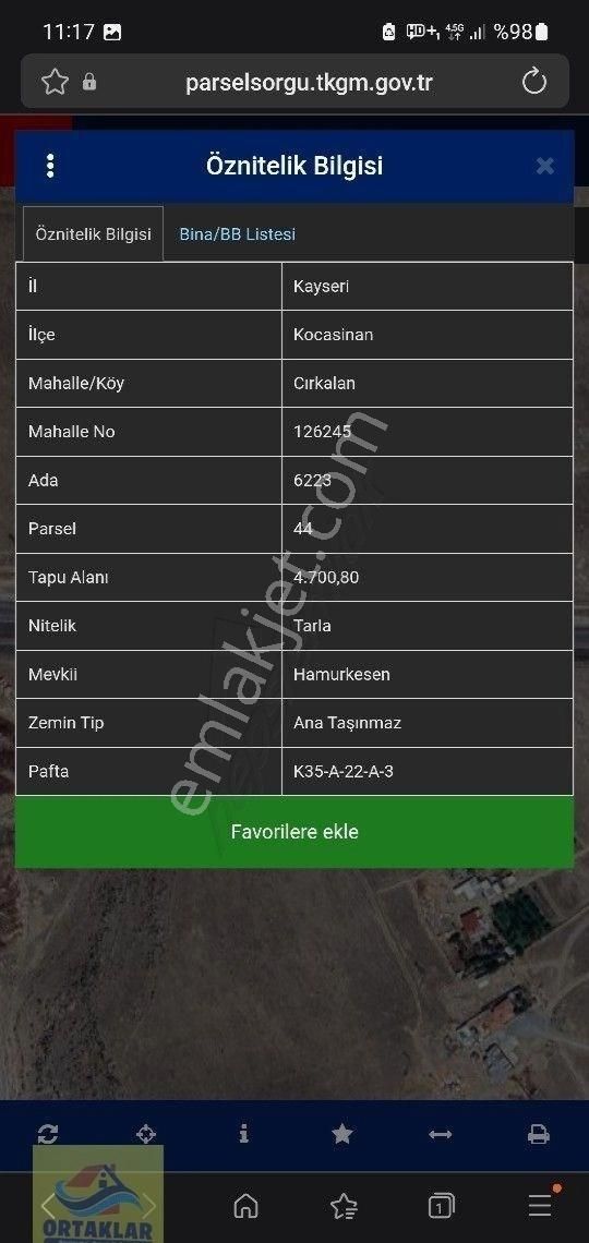 Cırgalan Da Satlık Arsa - Görsel 2