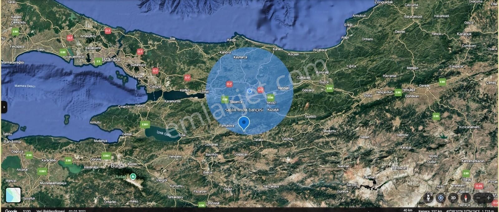 Alp Gayrmenkulden Geyve Ilıca'da Satılık Fındık Bahçesi - Görsel 4