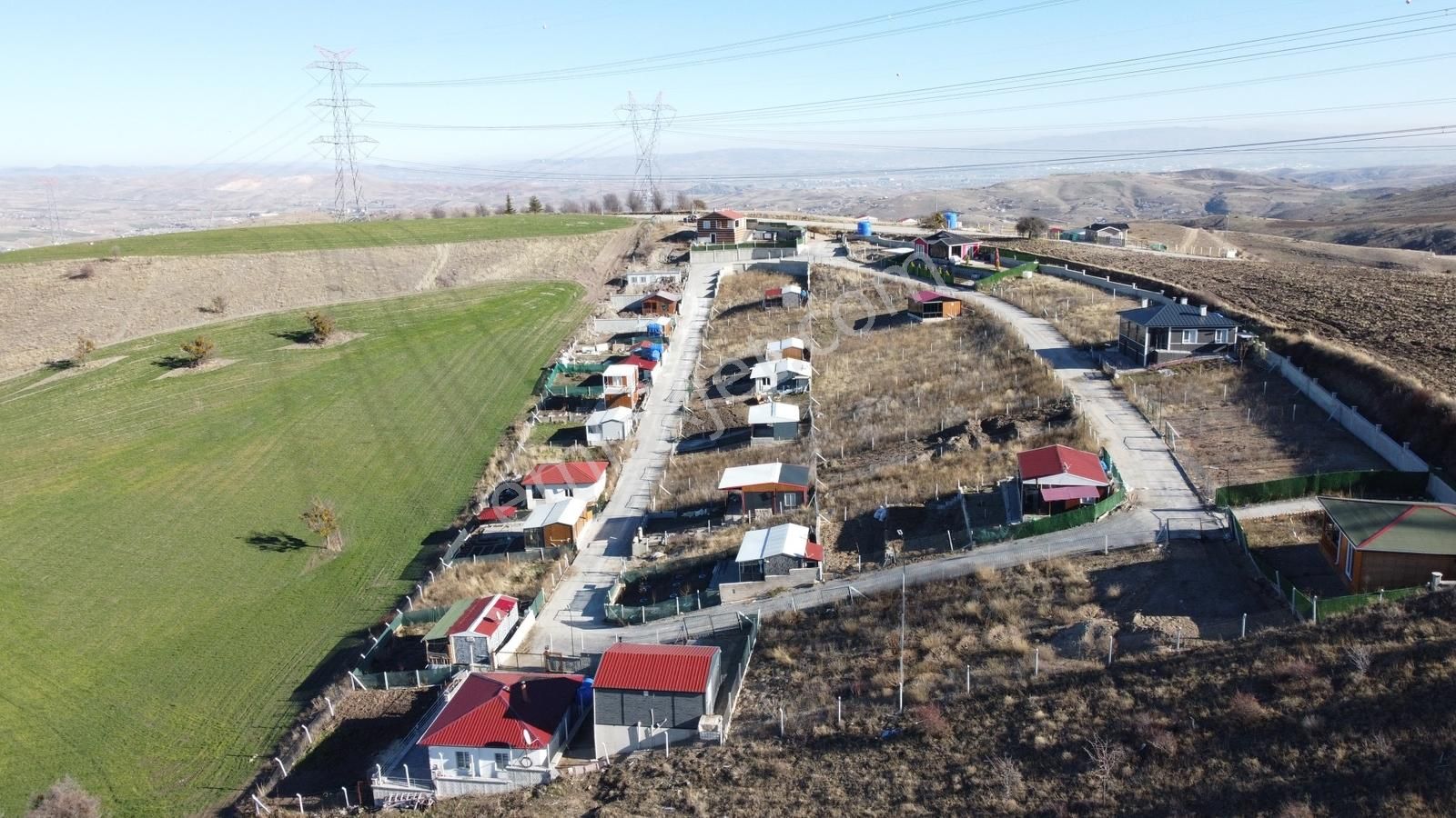 Keskin Emlak'tan 400m² Elektrik Su Mevcut Doğal Yaşam Bahçeleri