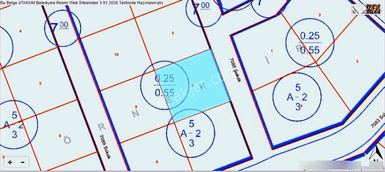 Ali Şeker'den Atakum Çatalçam'da Satılık Villa Arsası - Görsel 2