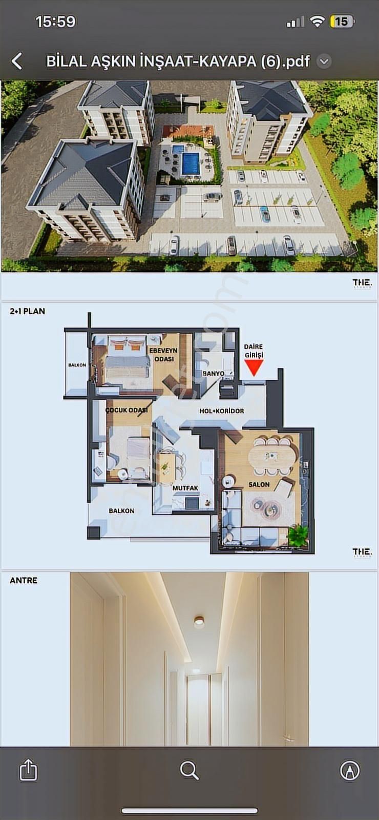 Lookhause Kayapa Bilal Aşkın İnşaat The Studıo 2+1 - Görsel 9