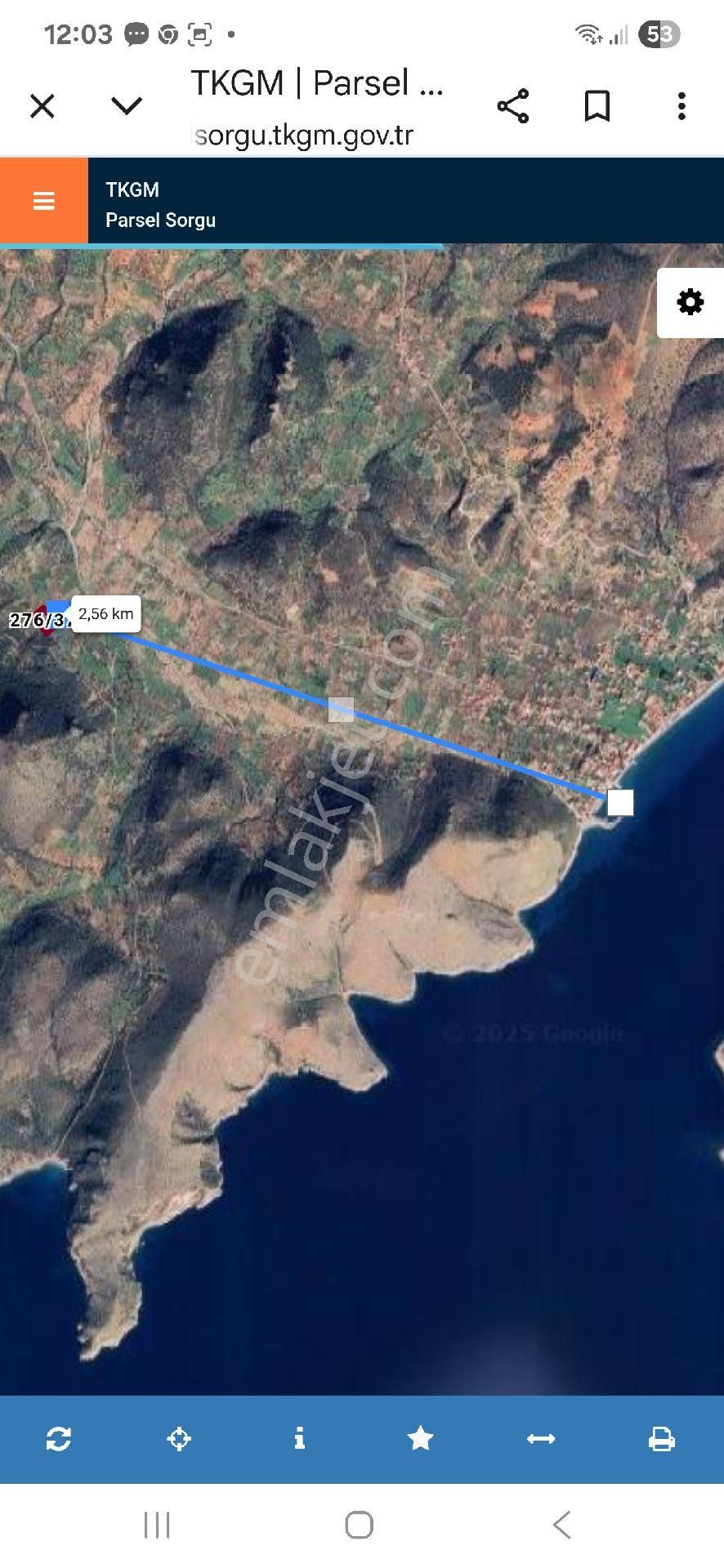 Muğla Datça Cumalı Satılık Bademli Tarla