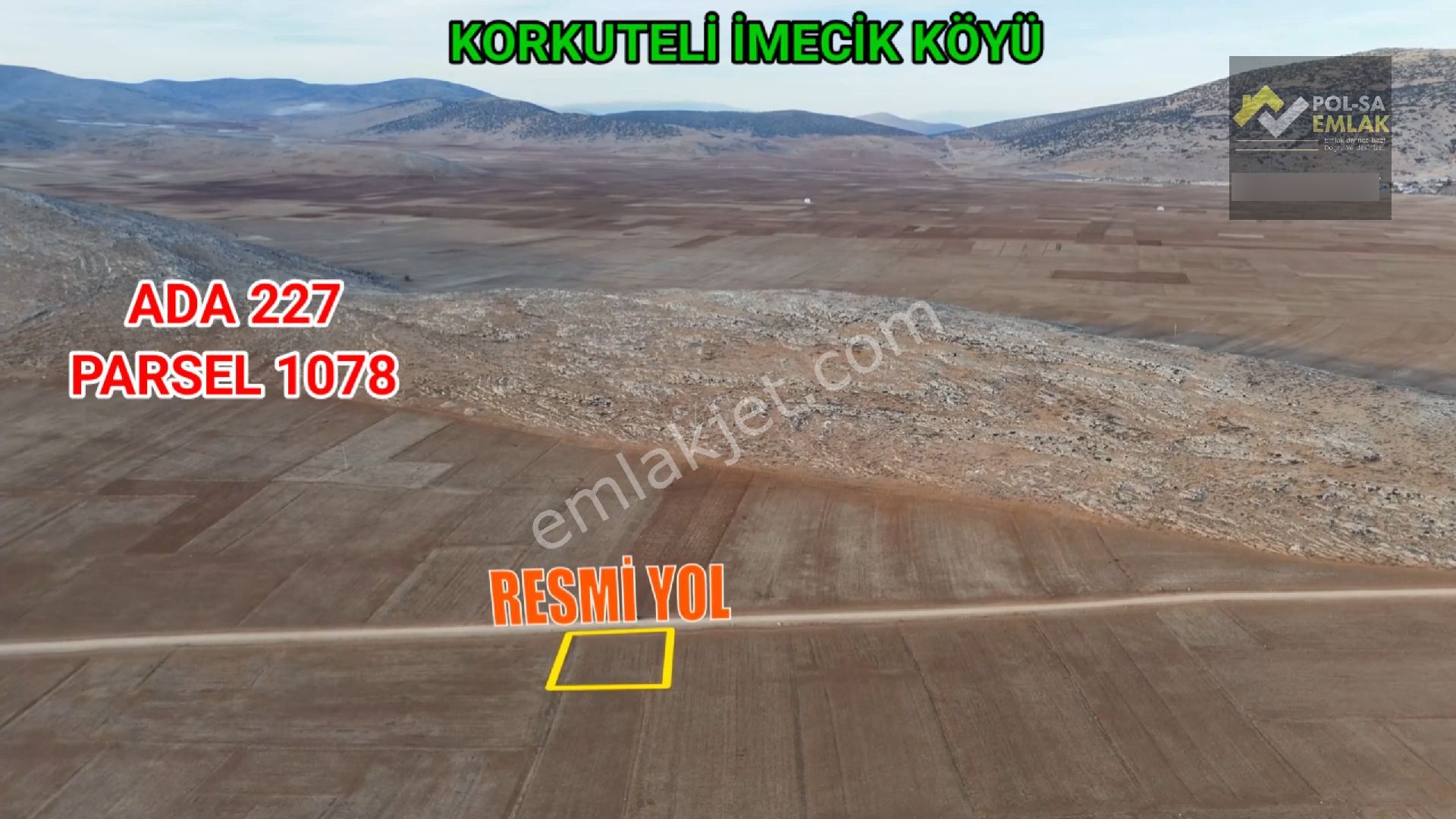 ✅korkuteli✅imecik Köyü✅satılık 741m2 Tarla - Görsel 4